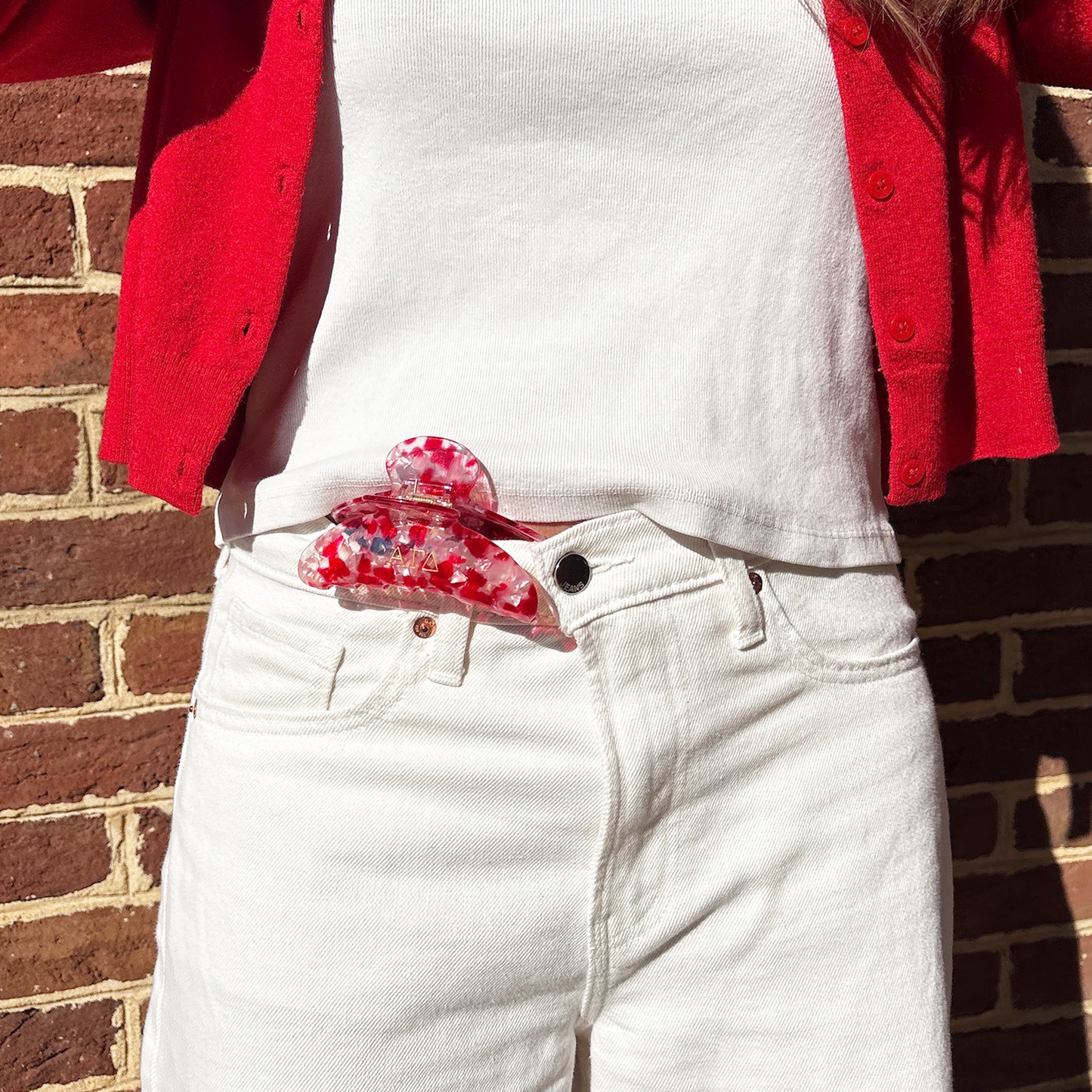 Alpha Gamma Delta | Greek Letters Hair Clip